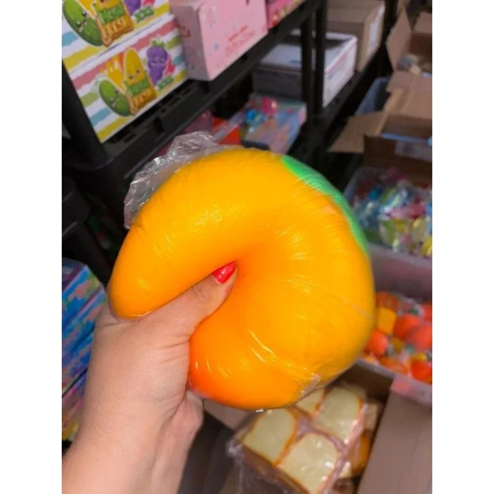 Jumbo Scented Peach Squishy
